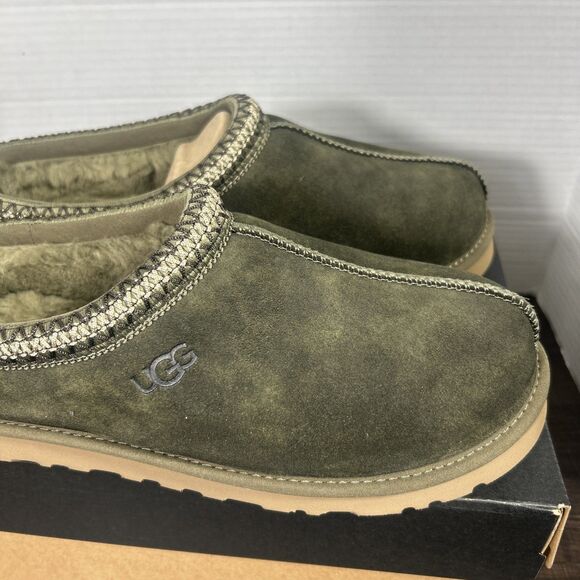 NEW UGG Tasman Baxter Men\'s Shoes Suede Comfortable‎ Burnt Olive Size 10 main image 4